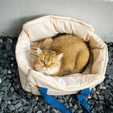 Peach Skin Velvet Cat Carrier