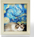 Mona Lisa cat bed