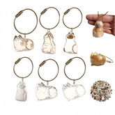 Larleaf Cat Hair Storage Keychain Bottle