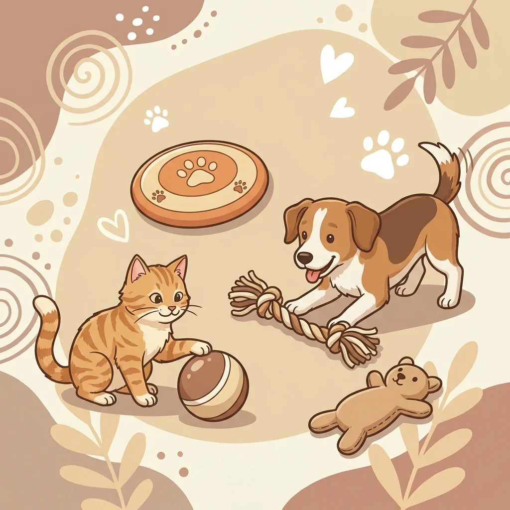 Discover endless fun with our Pet Toys. Explore durable dog ropes, interactive cat teasers, squeaky plushies, and brain-training puzzles. Designed to bring you closer together and keep them happy. High-quality play essentials for every breed