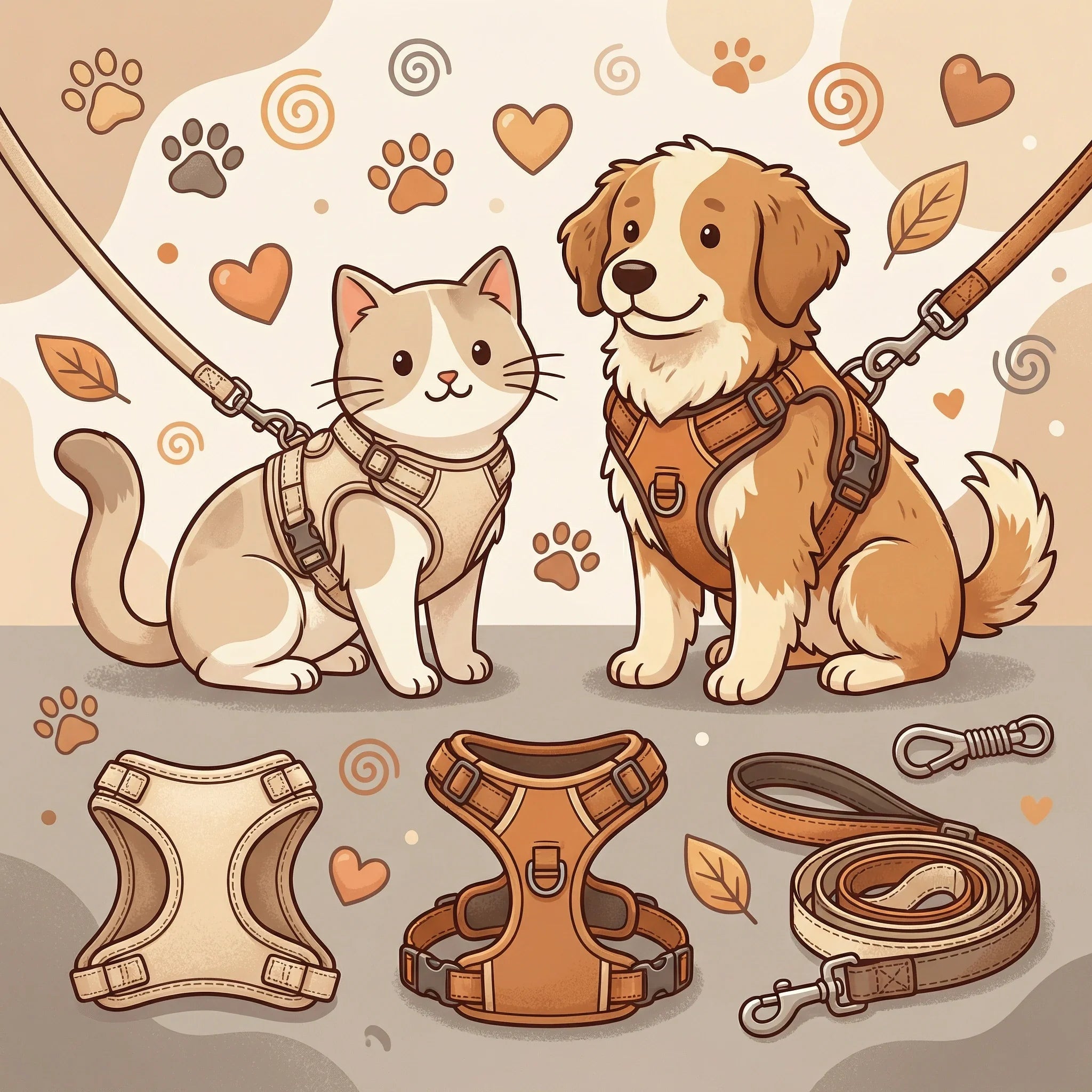 Find the perfect fit. Shop our Harness & Leash range for dogs and cats. Discover adjustable step-in harnesses, heavy-duty ropes, and stylish matching sets. Breathable materials and secure buckles to keep your pet safe on every walk