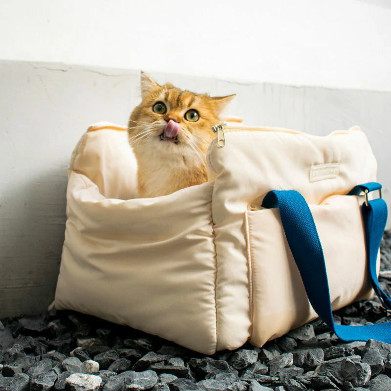 Peach Skin Velvet Cat Carrier