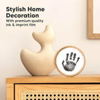 Mess-Free Black Round Paw Print Ink Pad (Circular) - For DIY Ornaments & Memorials