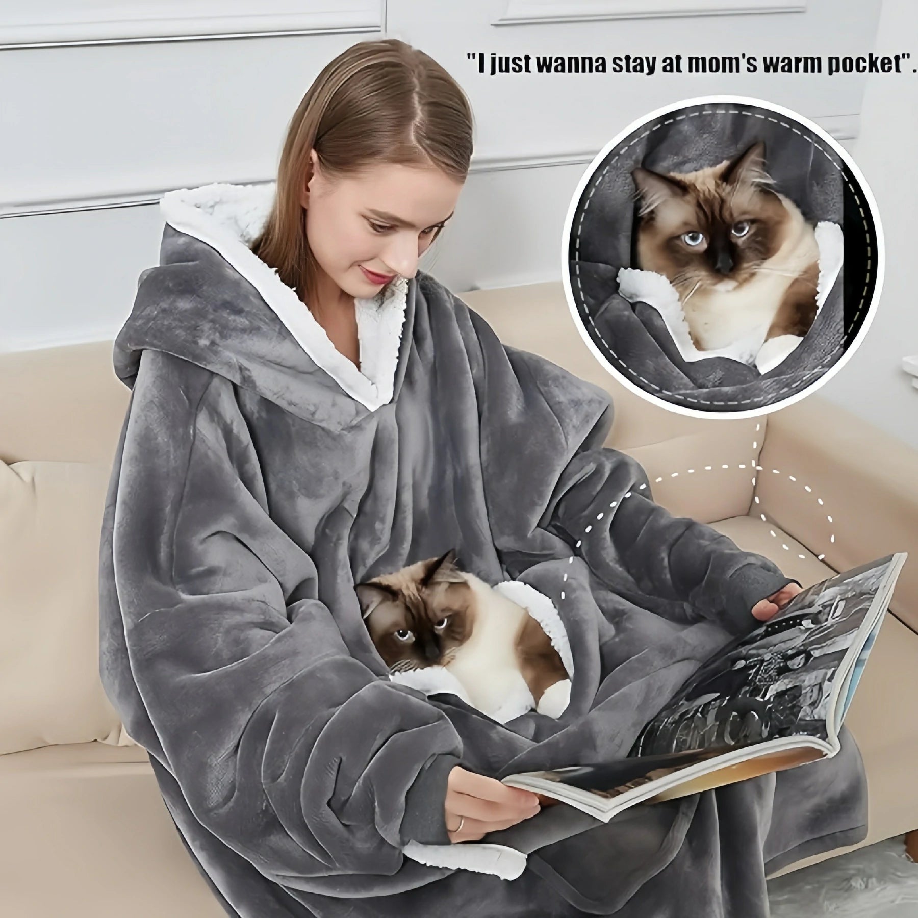Kangaroo Wearable Blanket