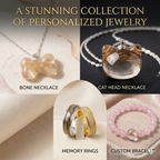 Larleaf UV Resin Pet Memorial Jewelry DIY Kit