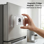 Square Magnetic Photo Frame for Fridge (4x4) - Fits Round Paw Prints & Instagram Photos