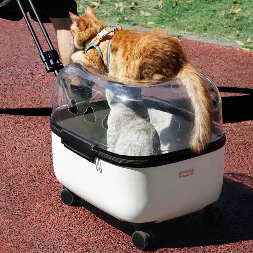 Cat Carrier with Wheels