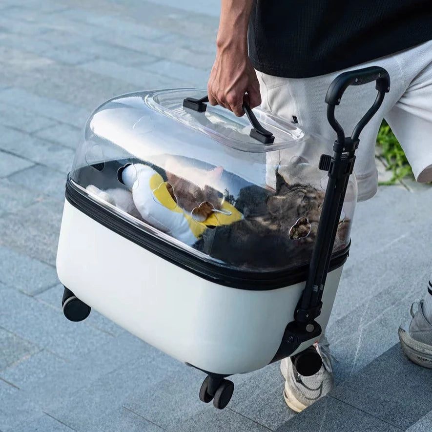 Cat Carrier with Wheels